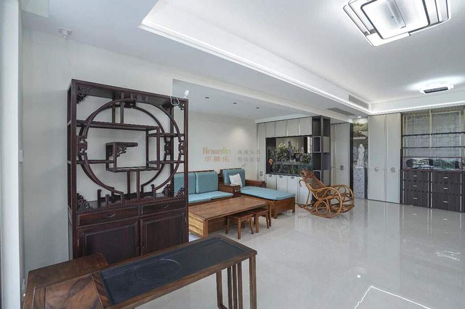 莞竹花園在新中式實現(xiàn)餐廚一體！每處細節(jié)都讓人驚艷！